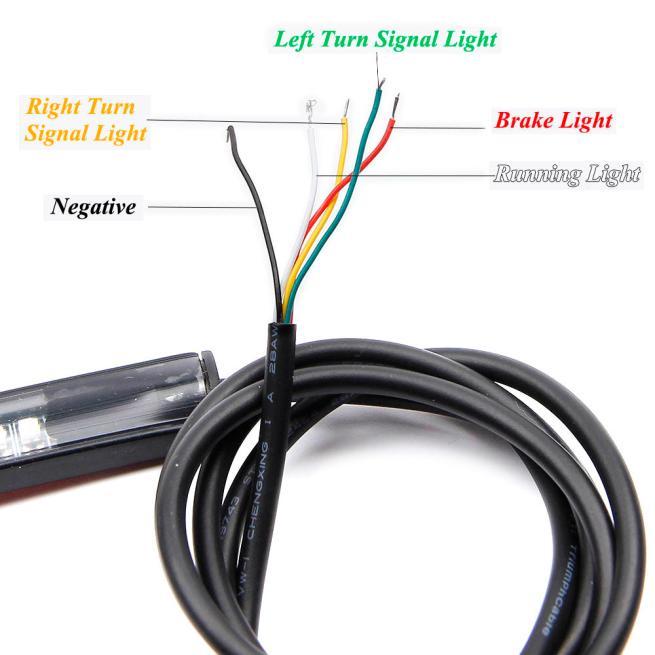 Motorcycle Led Tail Light Strip Wiring Diagram | Shelly Lighting