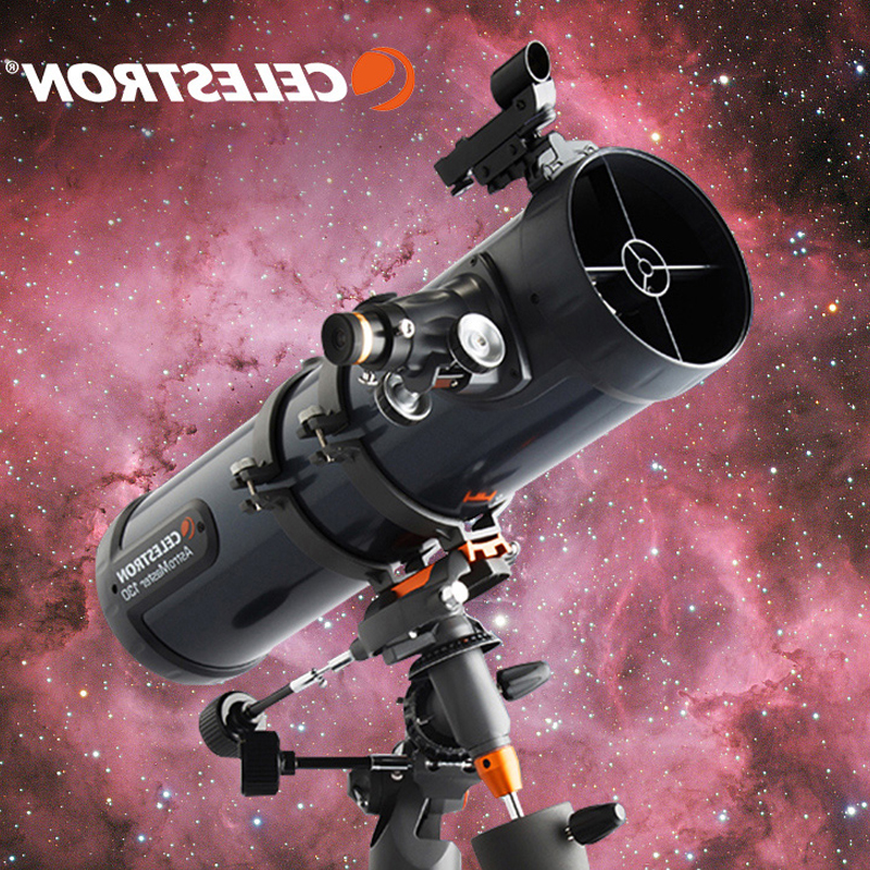 Celestron 130EQ Astronomical Telescope, Professional Star-Viewing, CG-3 Equatorial Instrument, 1.25 inch, Adjustable Bracket. 