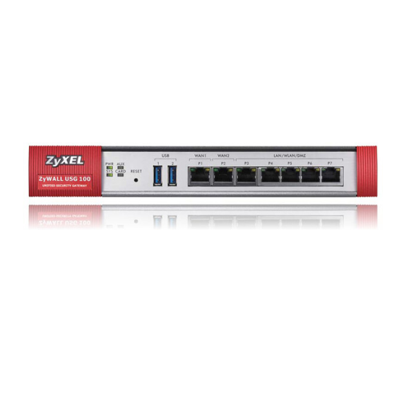 Zyxel ZyWALL USG 200 4 LAN+3 WAN+2 USB Firewall Router. 