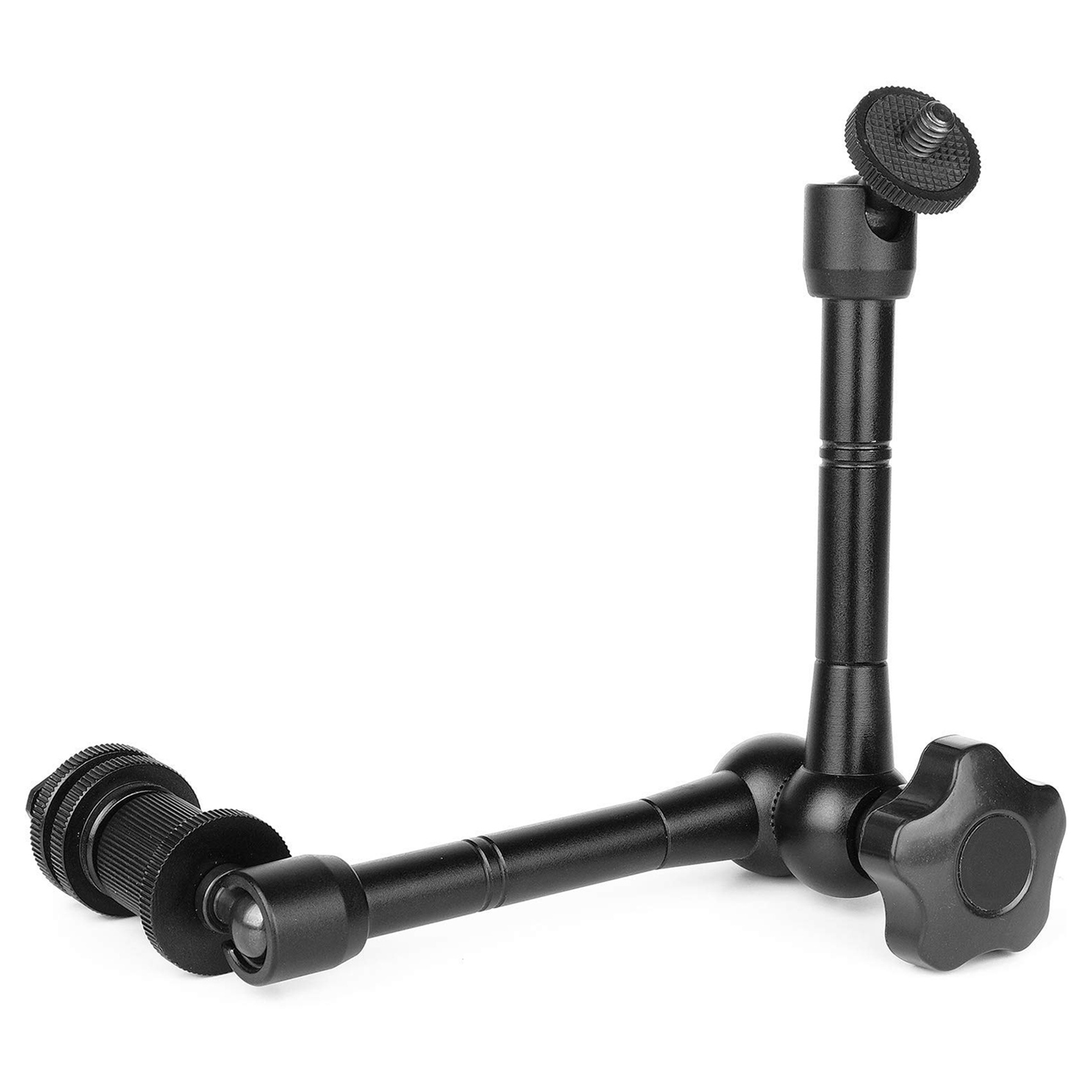 2X Magic Arm 11 Inch Articulating Arm Magic Friction with Hot Shoe Mount & 1/4 Inch Tripod Screw. 
