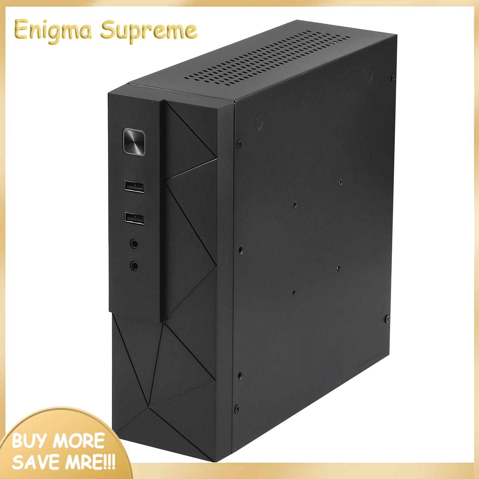 Enigma- Portable Pc Chassis Compact Mini-itx Motherboard Computer Case with Wi-fi Heat Dissipation for Htpc Desktop Portable Pc Accessories for Compact Computer Case