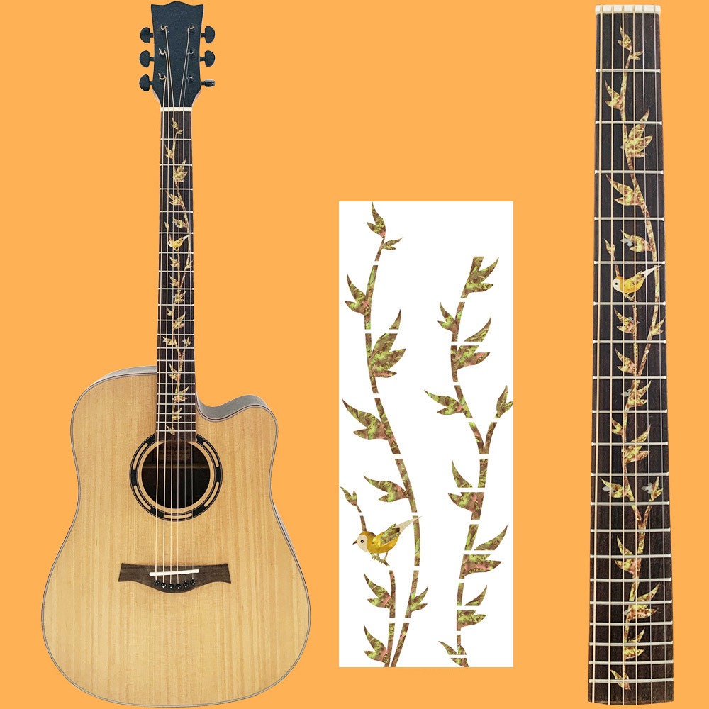 New PVC Guitar Fretboard Sticker Guitarra Accessories DIY Bass Inlay ...