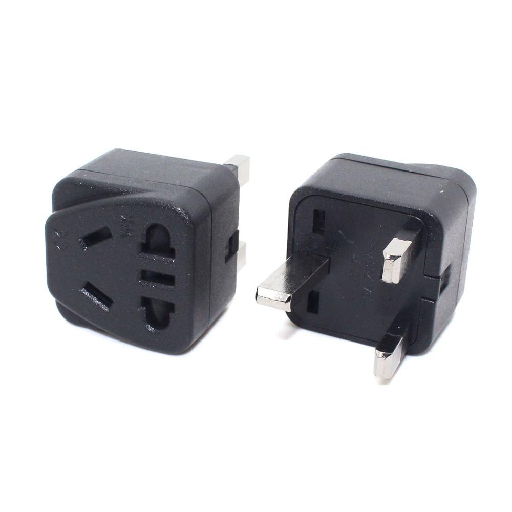 UK Travel Adapter, AUS US EU Euro Power Socket to BS1363-A plug,BS Tyep G charge power plug 250V10A With Safety Shutter. 