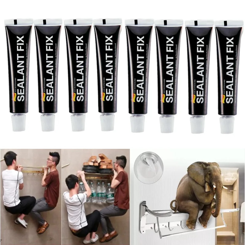 Strong Glue Sealant Super Glue Ultra-Strong Metal Glue Instant Sealant Fix Glue Quick Drying Nail Free Glue Powerful Bond Glue. 