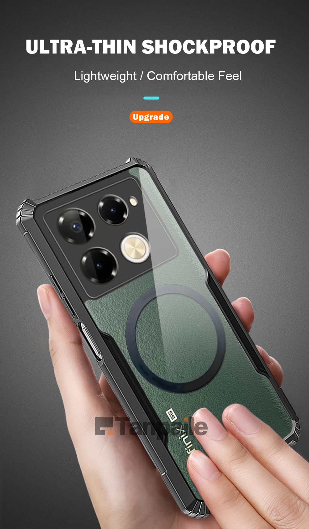 Magnetic Case For INfinix Note 40 Pro Case Note40 Pro+ Plus CASE Shockproof Funda Wireless Charging Magsafe Bumper Phone Cover. 