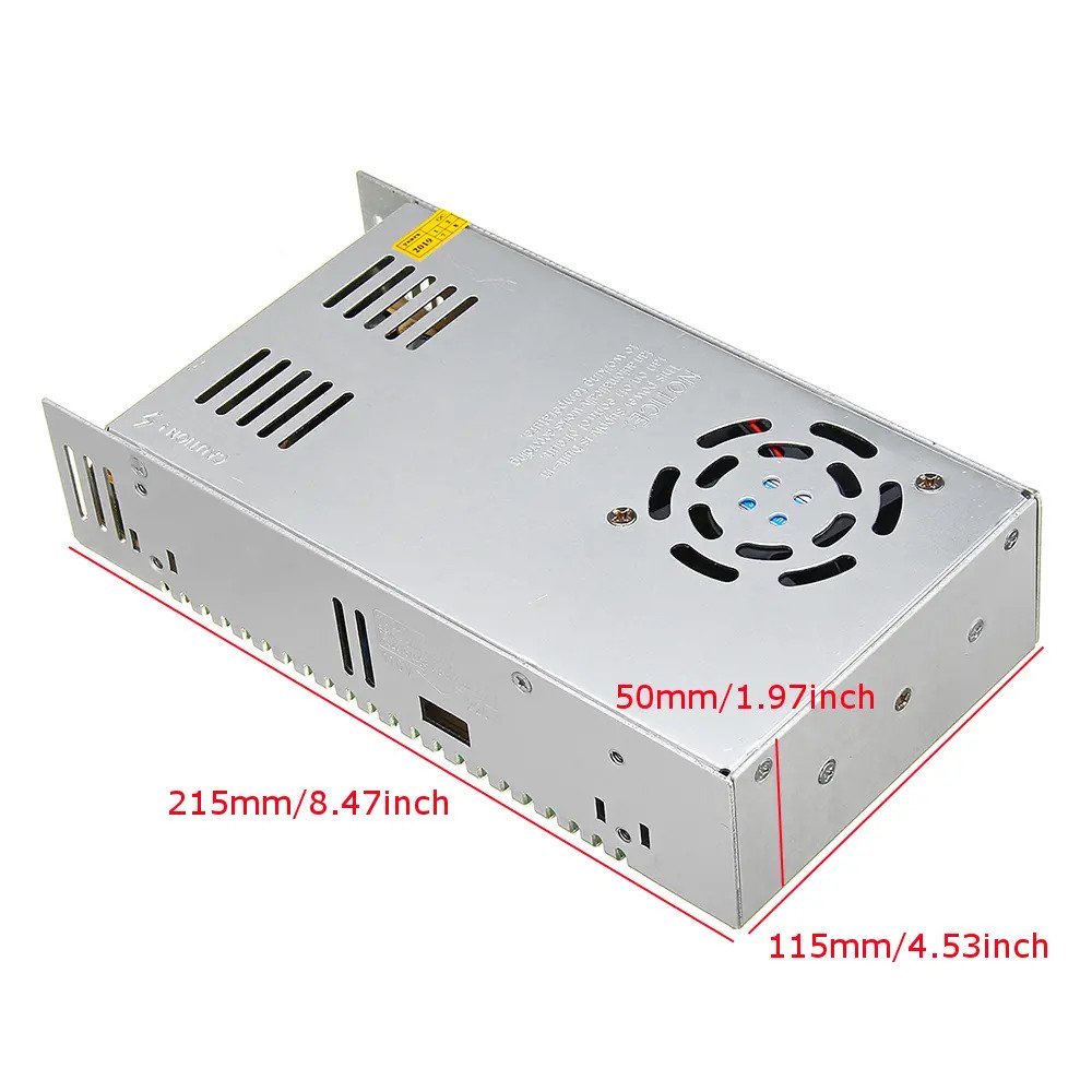 Switching Power Supply Driver AC 110V/220V To DC 12V 30A 360W Transformer. 