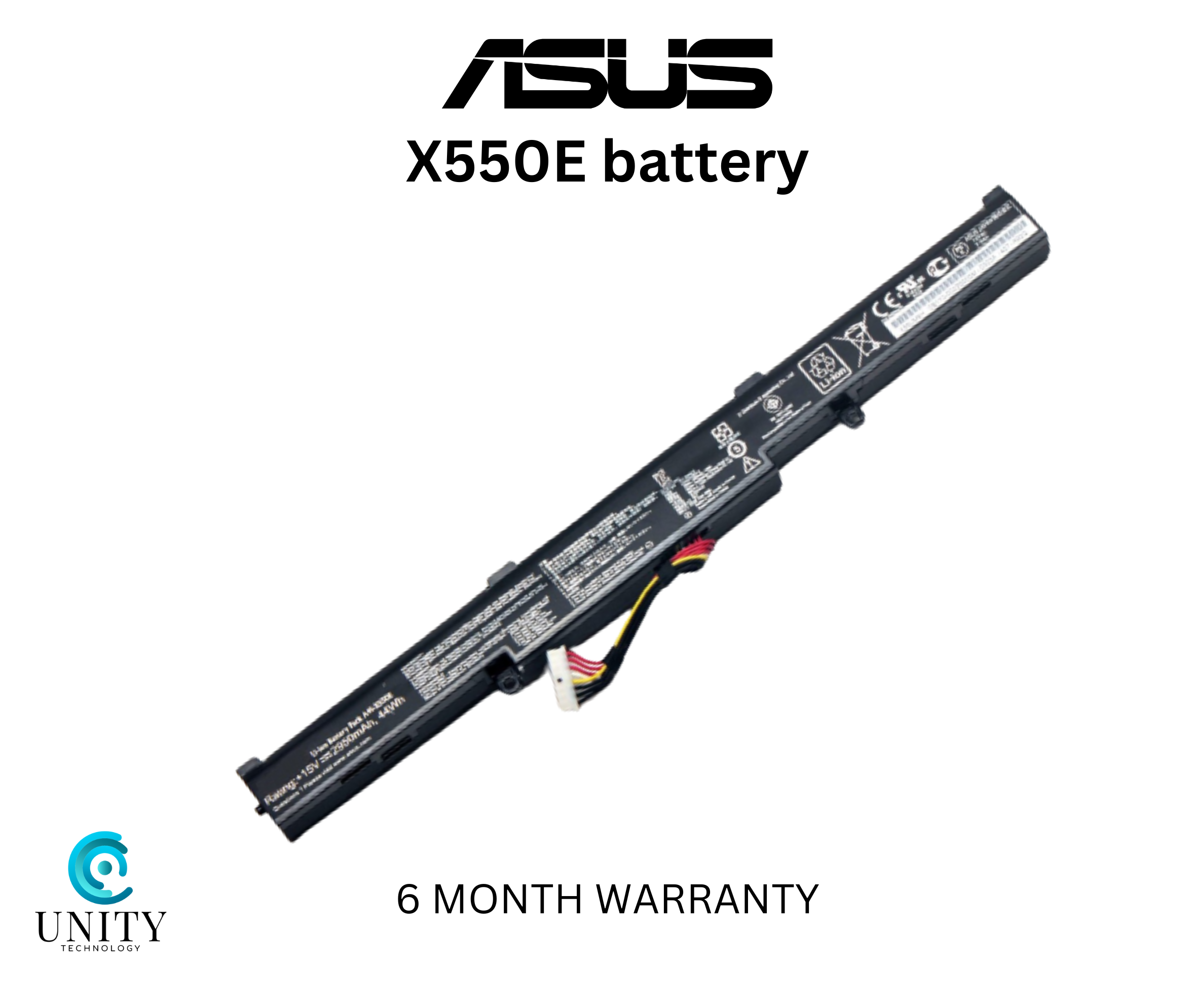 Asus A41-X550E VivoBook X450 A450 X450J X450JF A450C A450E laptop battery. 