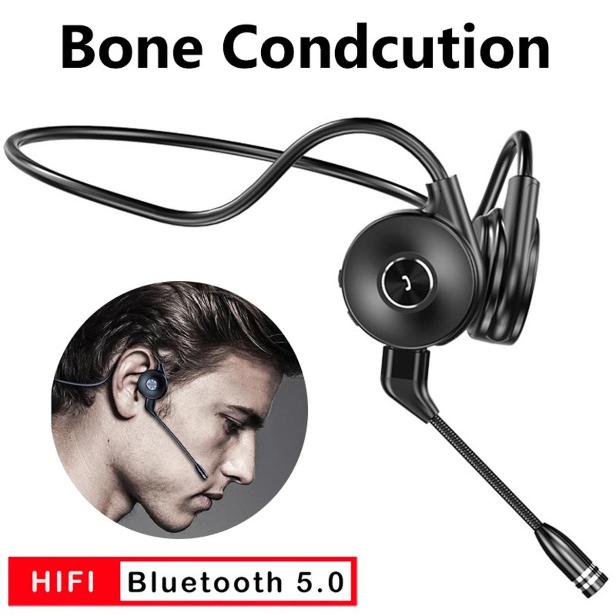 【FUPANG】No painly truly conduction headset wireless bluetooth5.0 headphones waterproof sport earphones HiFi stereo headphones with
