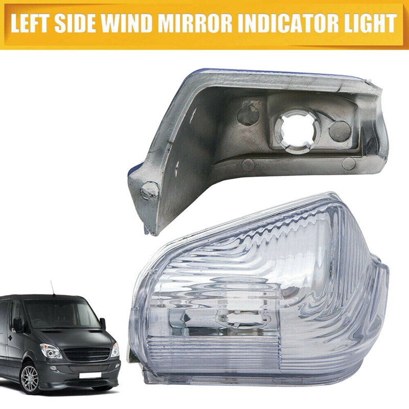 Wing Mirror Door Indicator Lens Turn Signal Light Without Bulbs. 