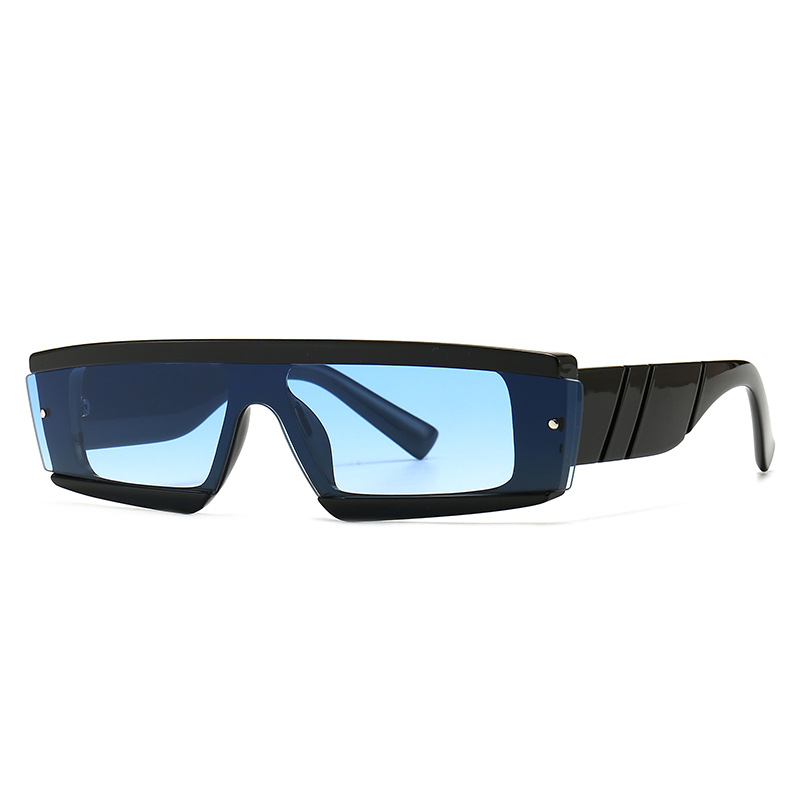 2020 Trendy Italy Design Retro Steampunk Square Futuristic Sunglasses Men