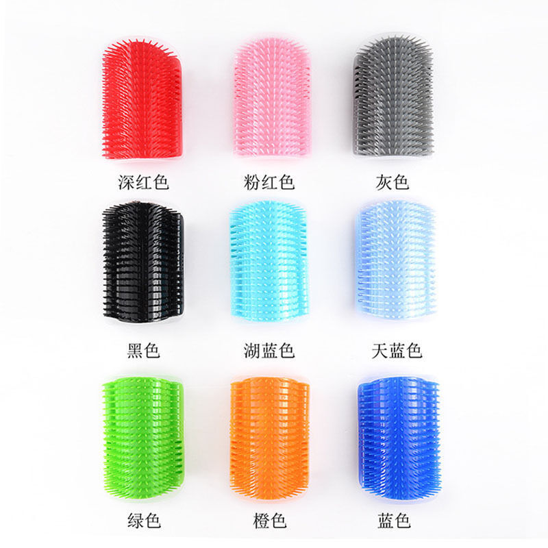 Cat Tool Corner Scratching Pet Hair Removal Massage Comb with Caip for Self Relaxation Toy. 