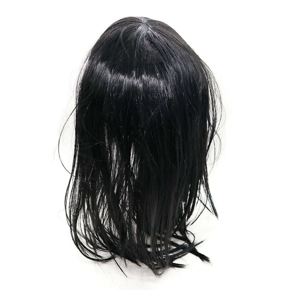Scary Momo Mask Hacking Game Horror Latex Mask Full Head Momo Mask Big Eye With Long Wigs. 