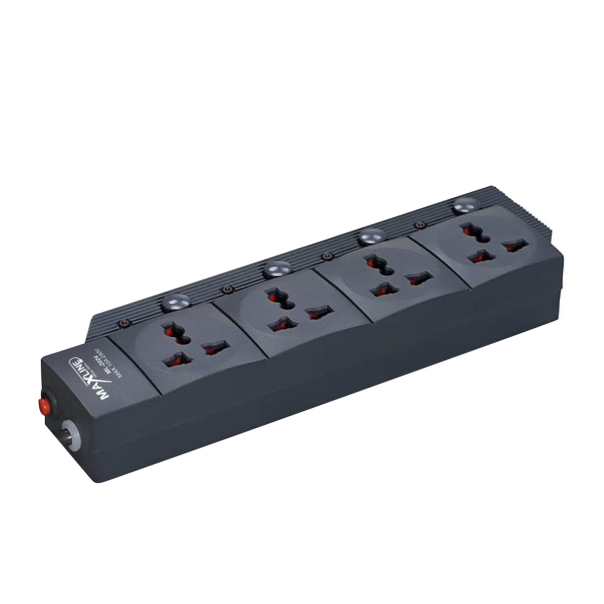 Multi Plug Extension 4 Socket With 5\2 Meter Cable 3 Pin Socket 15 Fit & 7 Fit Black Multi Plug - Multi Plug. 