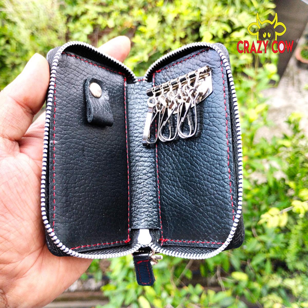 Indispensable -Quality And Durablity -Leather Key Ring Box Key holder - Black Holder- Innovative Remarkable - Disclose Styles & Luxe