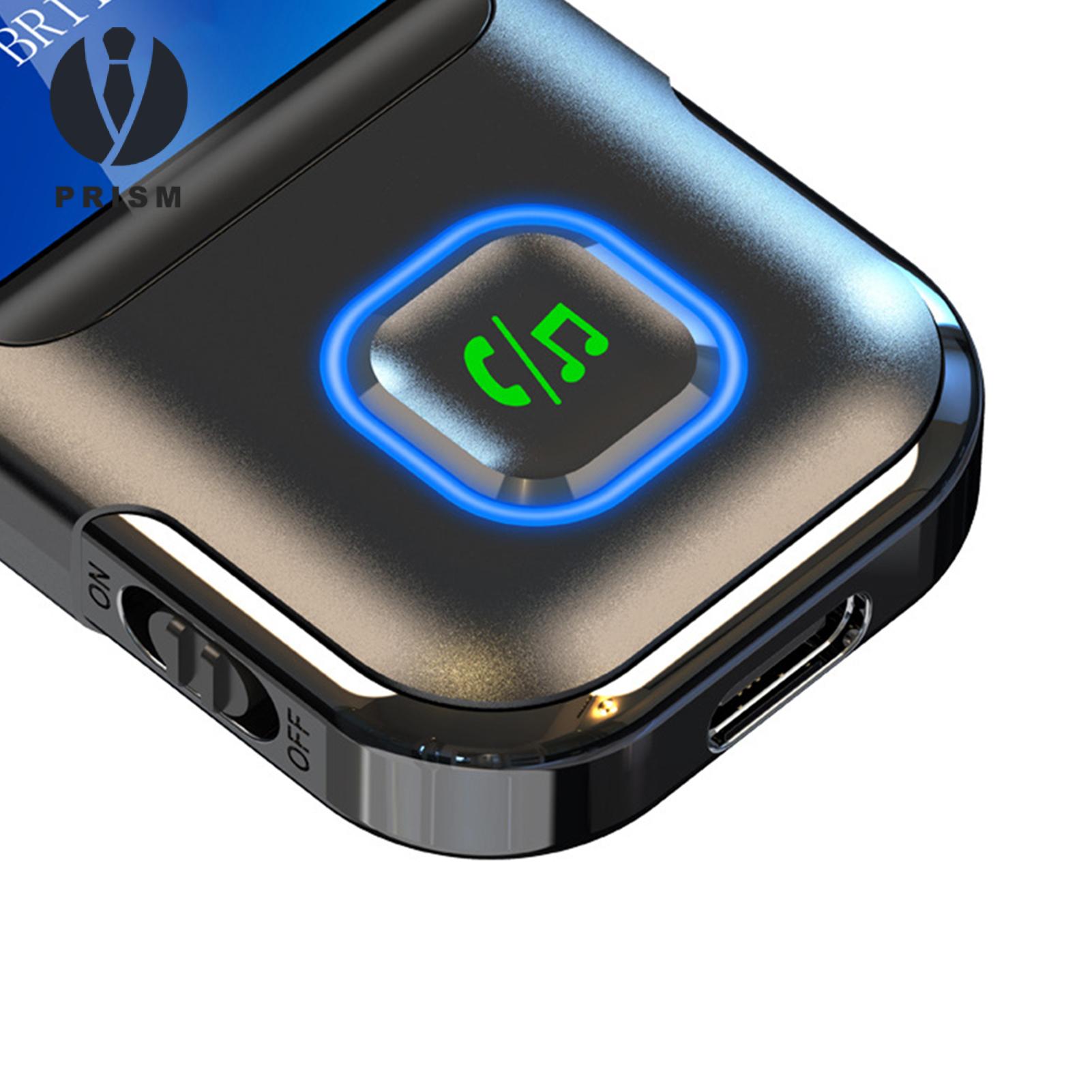 Prism Bluetooth-compatible Receiver Wireless Car Bluetooth Adapter for Seamless Music Streaming Plug Play Audio Receiver for Enhanced Connectivity in Asia Low Latency Bluetooth-compatible Receiver. 
