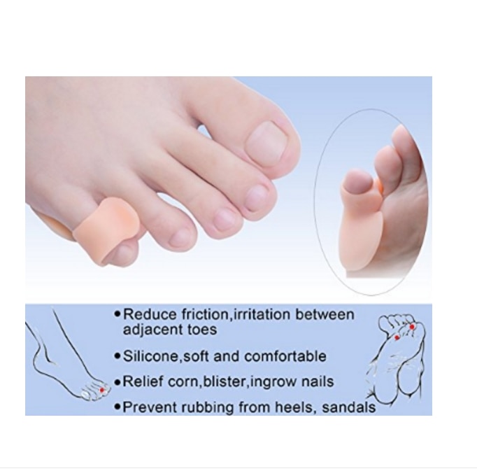 10pcs/lot Pinky Toe Splint Protector Braces Support Little Toe Separator Guard for Hammer Toe Pad Bunion Hallux Valgus Corrector. 
