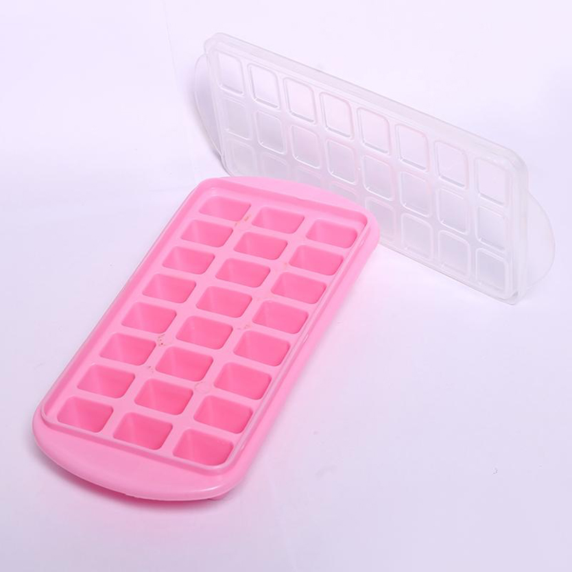 Freezing - 24 Cube - Plastic Material - Random Color - High Quality - 3 Line - Standard Size - Good Quality - Ice Box. 