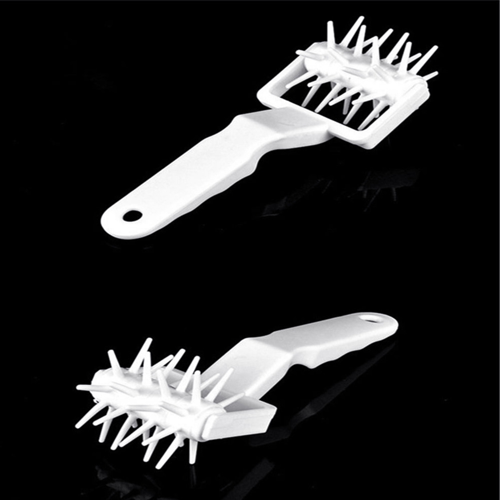 Plastic Pizza Cookies Dough Roller Pastry Pie Needle Wheels Cutter Cake