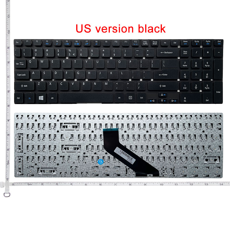 US English Keyboard No Frame for Acer Aspire ES1-512 ES1-512-P9GT E5-721 ES1-531 ES1-731 ES1-731G ES1-512-C4DW N15W4. 