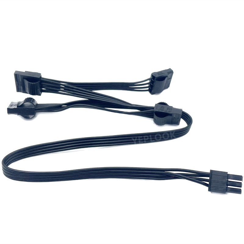 Original XFX Pro Modular Cables PCIe 8Pin GPU VGA, EPS 12V CPU, SATA IDE 4Pin HDD SSD Fan Power for XFX Pro 1000W 850W 750W 650W. 
