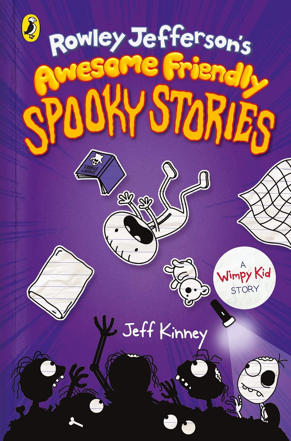 Rowley Jefferson's Awesome Friendly Spooky Stories (Rowley Jefferson’s Journal) Paperback- (white print)