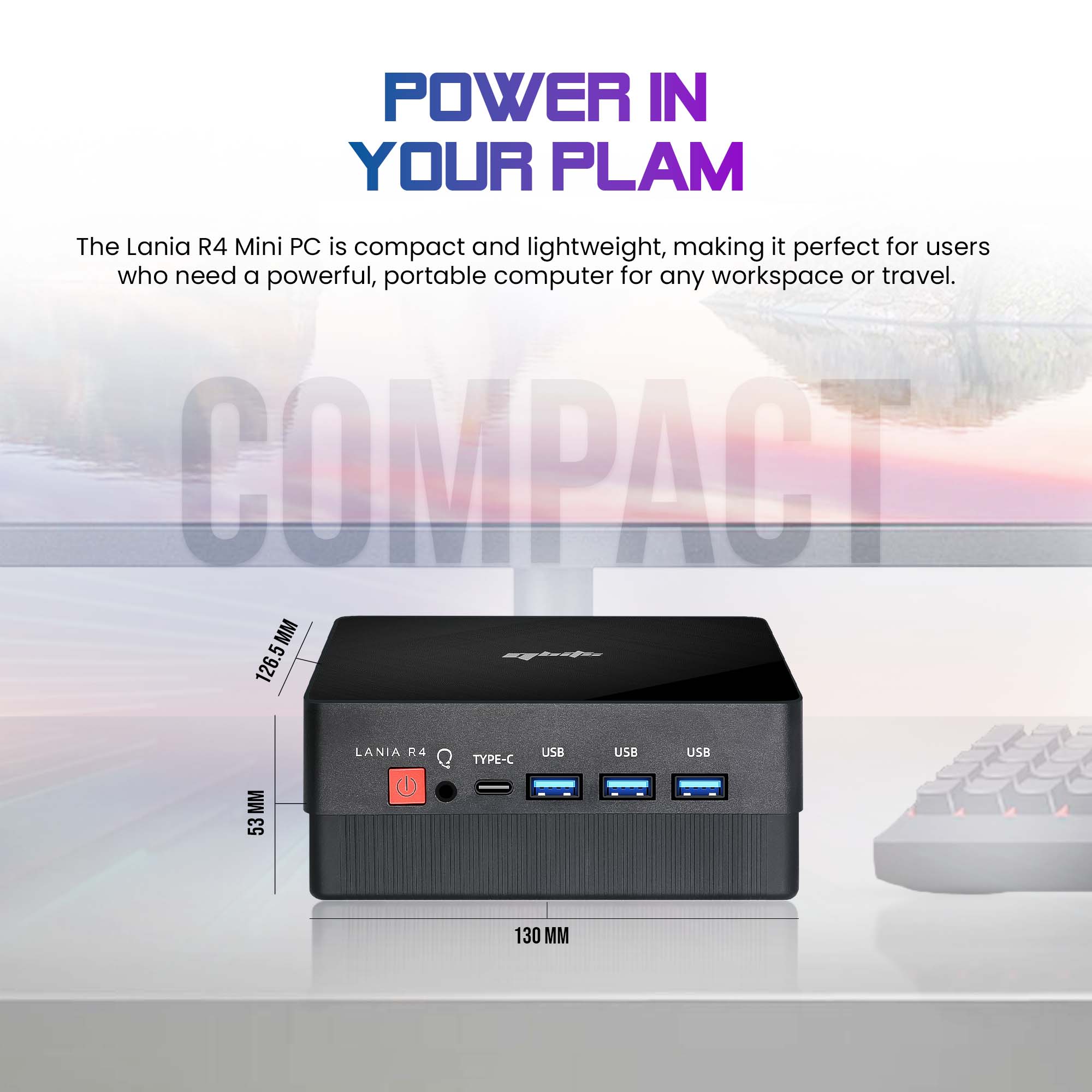 Qbits Lania R4 AMD Ryzen 7 4800H 8GB DDR4 RAM 3200MHz 1TB Western Digital M.2 NVMe SSD. 