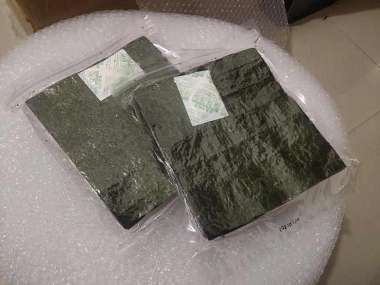 1.2 New Date High Quality 50-100Pcs Sushi Nori Sheets Dried Laver for Sushi Tool Set Wholesale AAA Nori Sushi Factory