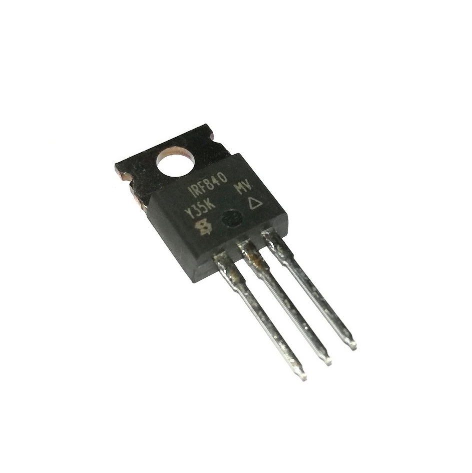 IRF840 500V 8A 75W N-Channel Power MOSFET 3 Pin IC - Powerful IRF840 500V 8A 75W Power Transistor Field Effect MOSFET for Electronic Components. 