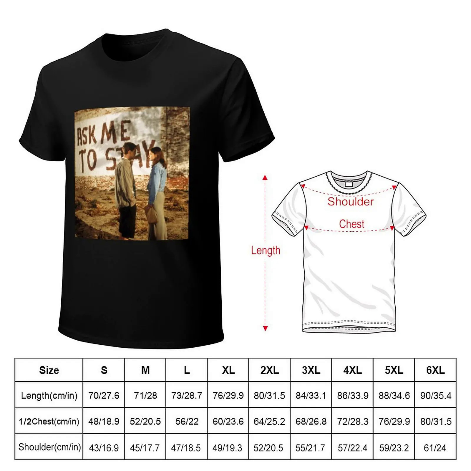 Dawson's Creek Ask me to stay T-Shirt customized t shirts custom t shirts design your own men clothings. 