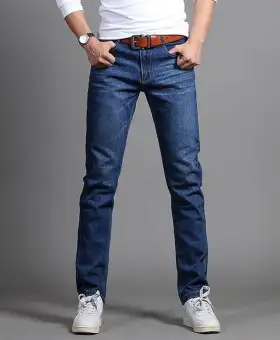 deep blue jeans for men
