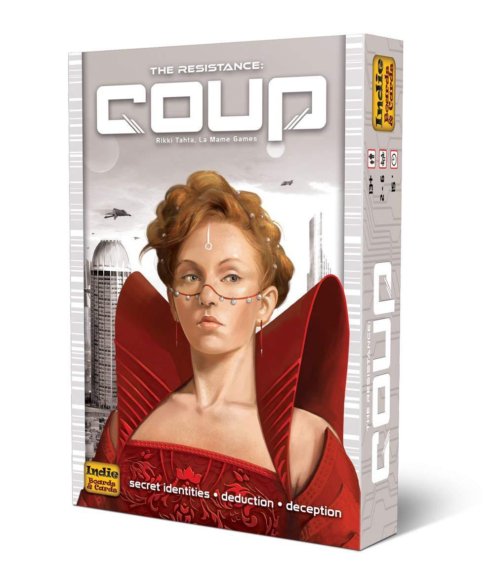 【Broad Sunlight shop】2019 high quality coup game Full English Version for party family board game cards game. 