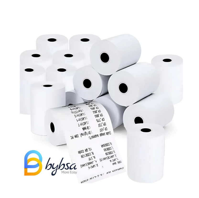 56mm x 48mm, 5 pcs Thermal POS Paper Roll | Printing Paper, Label Printer, Photo Printer and Cash Register POS Receipt Paper. 