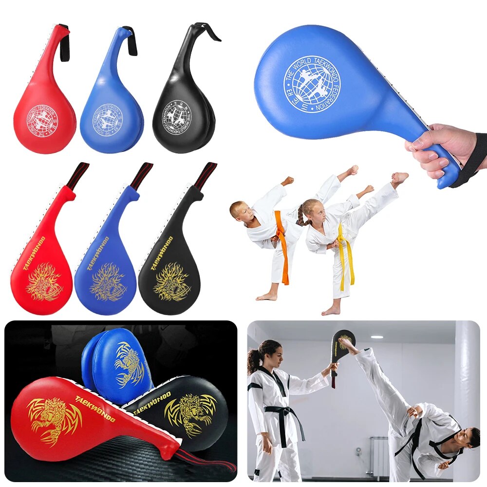 Queta Box-Pratzen Aus PU-Leder – Gebogenes Design, Für Karate, Muay Thai, MMA, Kickboxen, Paar