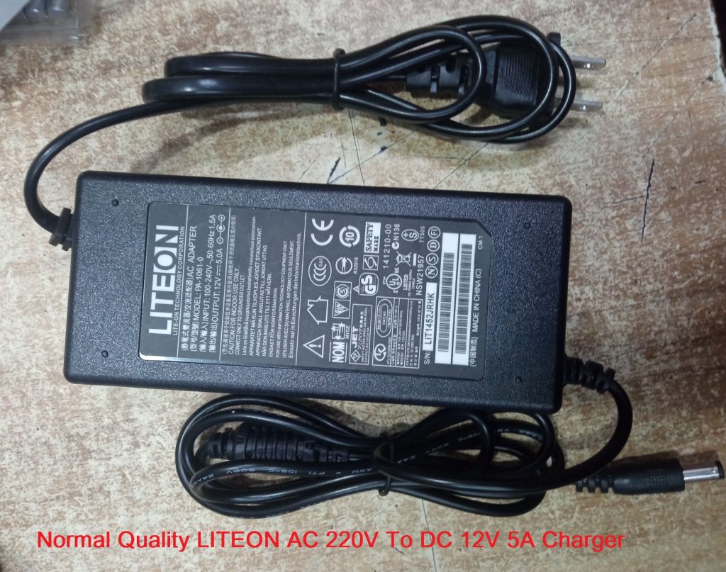 AC Adapter 12V, 5Amp High Quality Power Supply Adapter For LCD LED OLED TV Monitor, LED Lighting, Audio Amplifier, Charger, LED Strip, Light, Cameras CCTV - Multi Plug. 