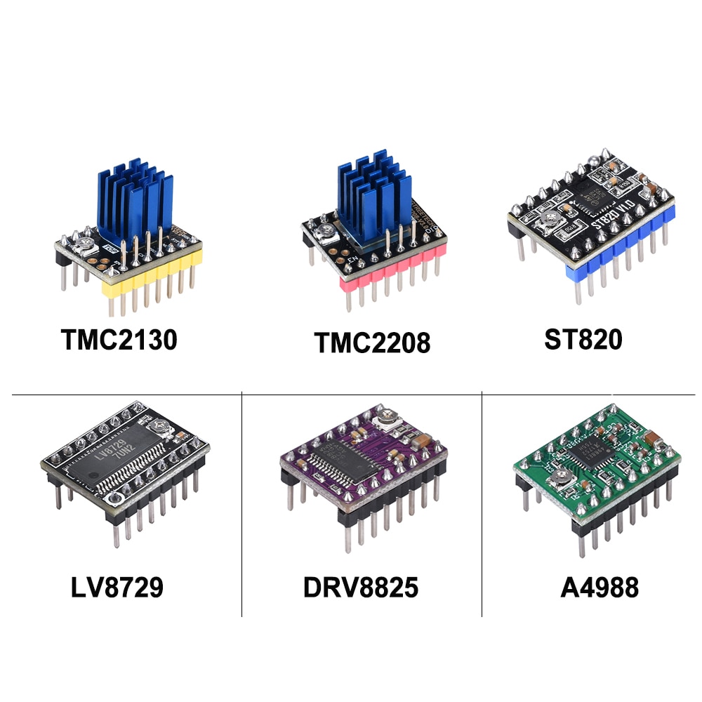 TMC2208 TMC2130 ST820 A4988 Drv8825 Stepper Motor Driver For SKR V1.4 TURBO SKR 2 Mini E3 Ender 3 V2 3D Printer Parts