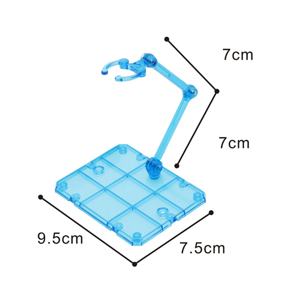 Clear Action Figure Holder Display Stand Base for HG RG S-D SHF Gundam Model Toy. 