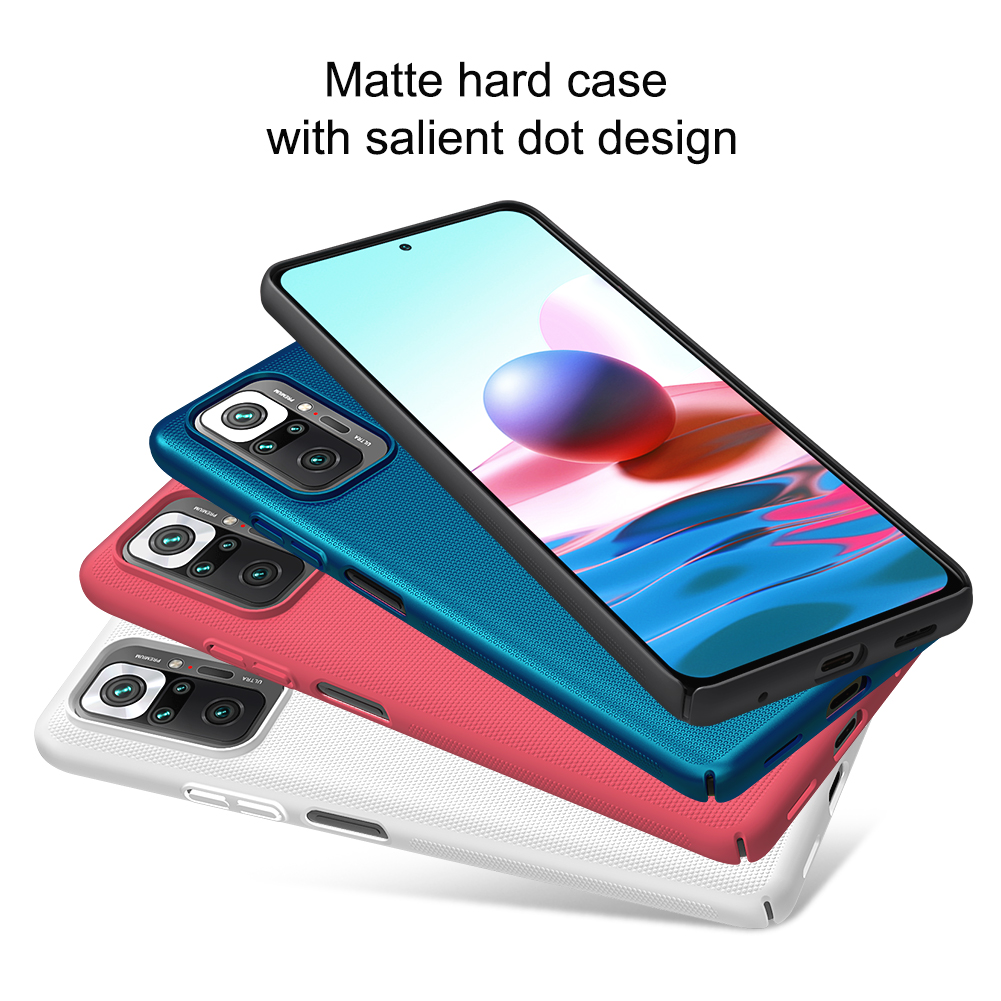 Nillkin Hard Case for Xiaomi Redmi Note 10 Pro / Redmi Note 10 Pro Max Phone Cases , Super Frosted Shield PC Back Cover for Xiaomi Redmi Note 10 Pro / Redmi Note 10 Pro Max. 