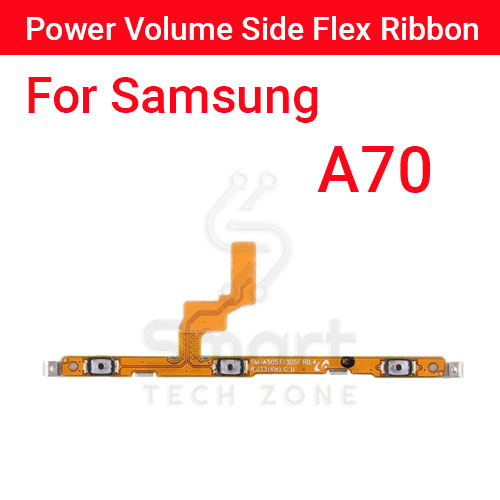 Samsung Galaxy A70 Power on / off Switch Button Side Volume Up Down Buttons Flex Cable Replacement Parts