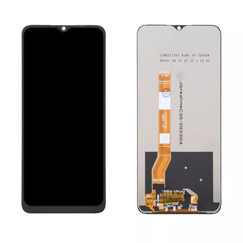 LCD For Realme C35 RMX3511 LCD Display Touch Screen Digitizer Assembly Replacement 100% Tested Well No Dead Pixel. 