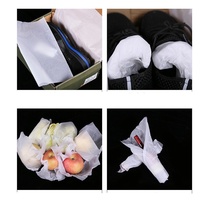 A4 100 Sheets of Shoe & Clothes Wrapping Paper Liner  Fruit Wrapping Paper for Fruit & Shoe Shops  Multi-purpose Lined Moisture-proof Paper Bags. 