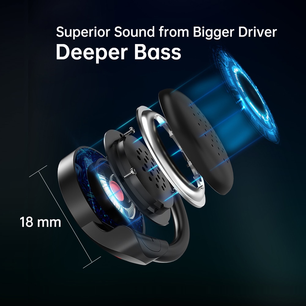 A6 Bluetooth 5.0 Headphones Sports Running Wireless Earphone comfortable 12 hours music Portable Bluetooth Headset with mic case. 
