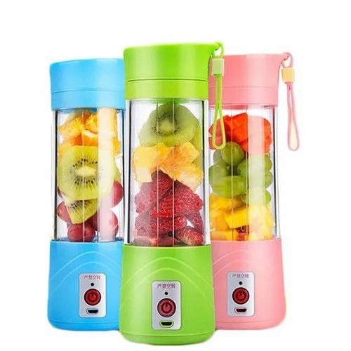 Mini Portable and Rechargeable 380ml Juice Blender Model : HM-03. 
