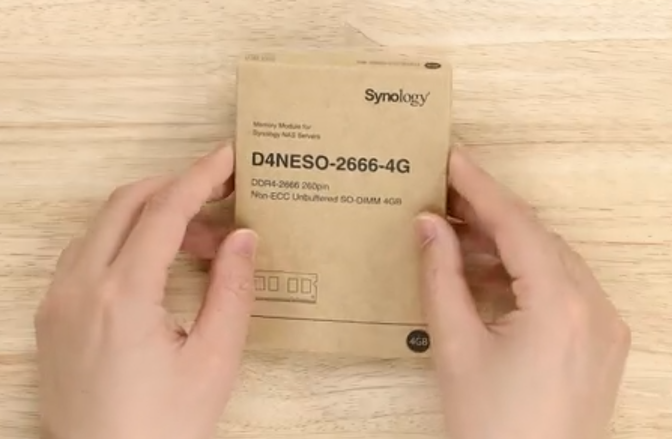 Synology SODIMM Non-ECC RAM DDR4-2666 4GB (D4NESO-2666-4G). 