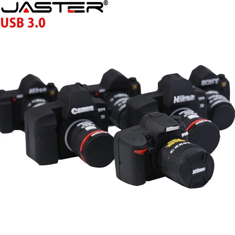 JASTER USB Flash drive Camera Shape Memory Stick thumb photography gifts Pen drive 64GB 32GB 16GB Photograph Pendrive U disk