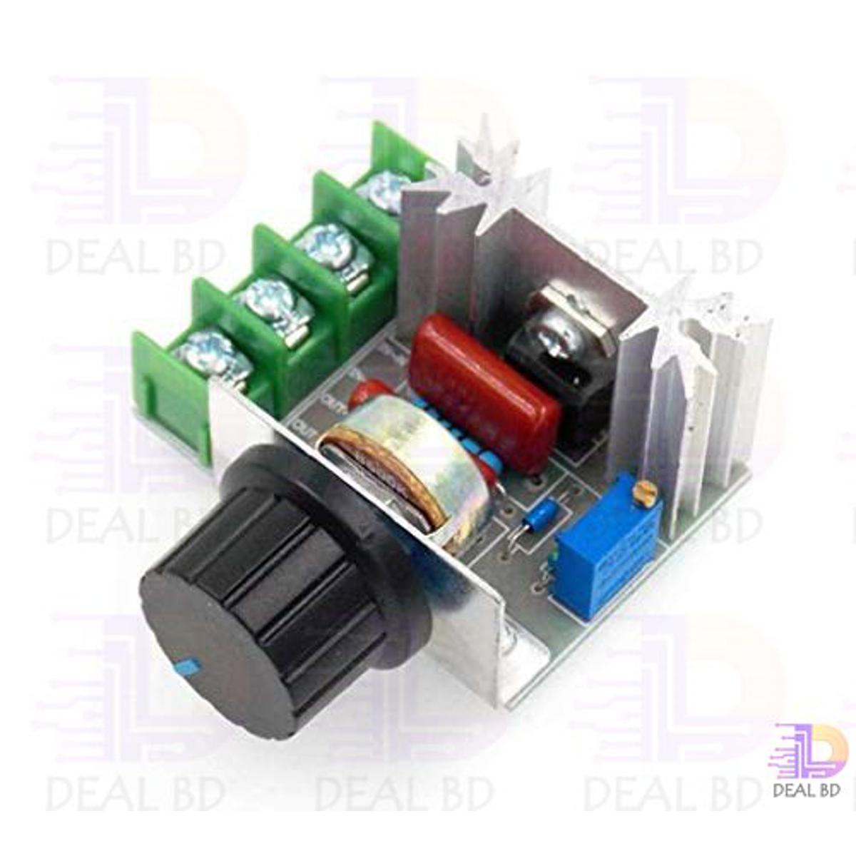 Ac 220V 2000W Scr Voltage Regulator & Motor Speed Controller - Power Bank Circuit