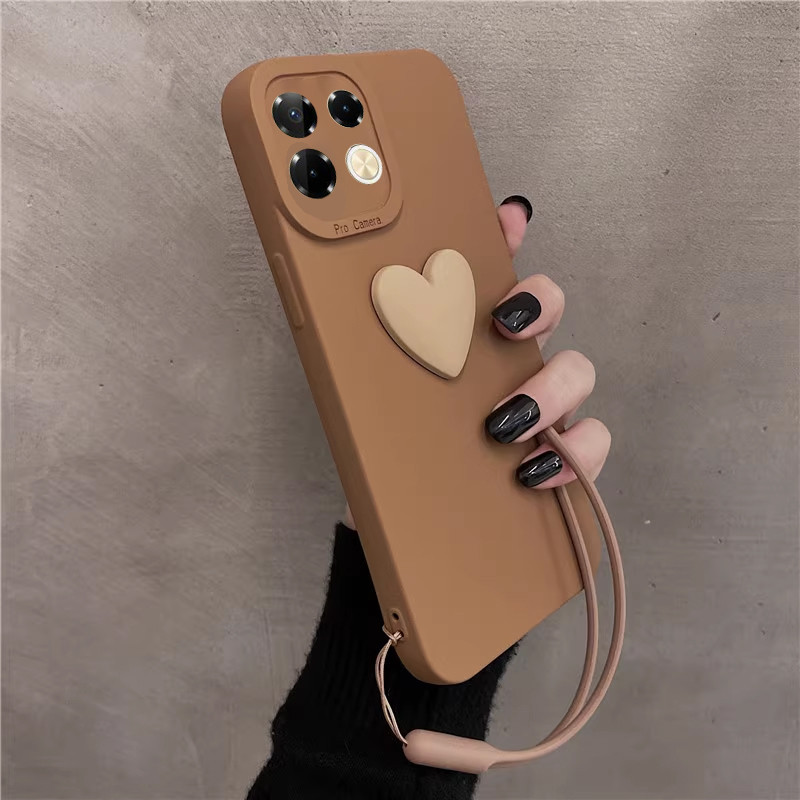 Caing 3D Love Stickers Infinix Note 40 Pro Note 40 4G 5G 2024 Note 40 Pro Plus Note 40 Pro+ Case. 