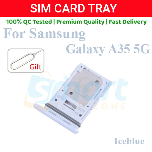Samsung Galaxy A35 5G Sim Tray Micro SD Card Slot with Sim Ejector Pin Replacement Part. 