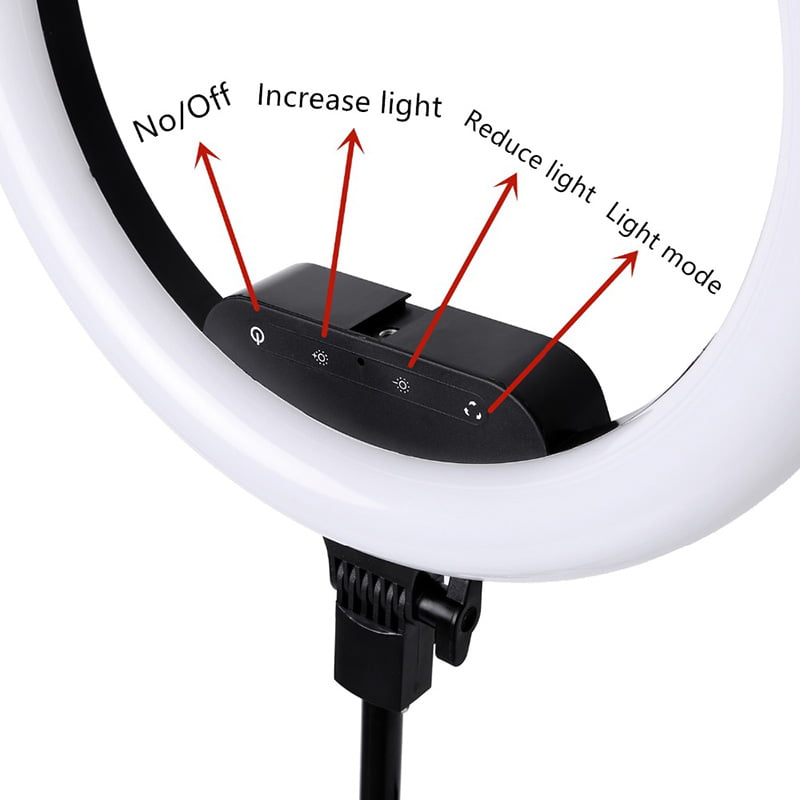 AL-360 16 inch remote control  Studio Selfie Ring Light Dimmable LED Lamp set. 