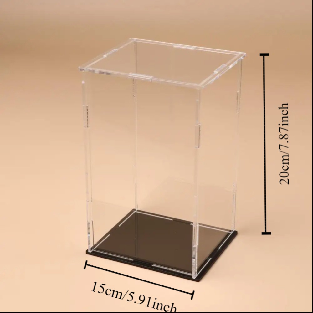 House Scene Dolls Transparent Labubu Doll Storage Case Large Capacity DIY Hand-made LABUBU Display Box Acrylic Clear Popmart Display Stand Studio. 