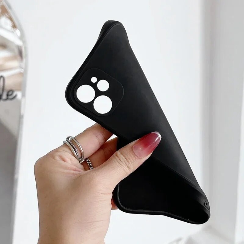 Simple Sun Moon Couple Phone Case for IPhone 11 12 13 14 15 Pro Max XR X XS SE2 7 8 Plus Line Mountain Scenery Matte Cover Shell. 